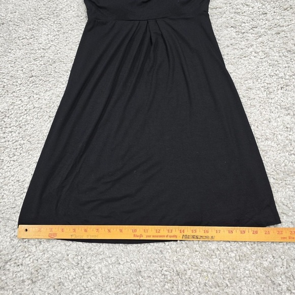 Cache‎ Womens Babydoll Mini Dress Buckle Strap Black Size M Y2K Steampunk - Picture 12 of 14